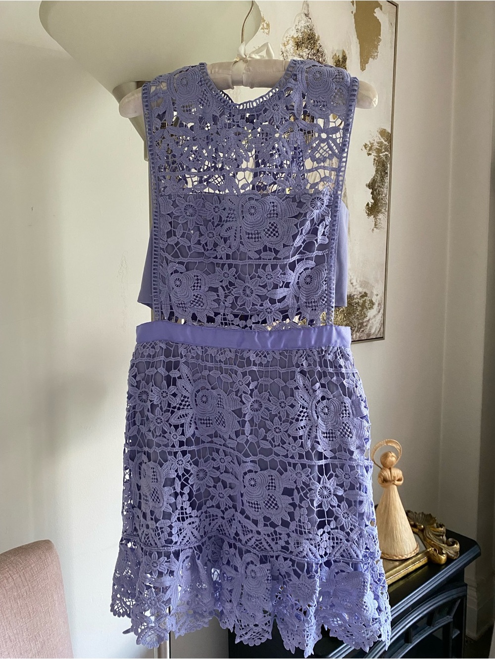ROMEO & JULIET COUTURE LILAC LACE DRESS - Picture 4 of 13